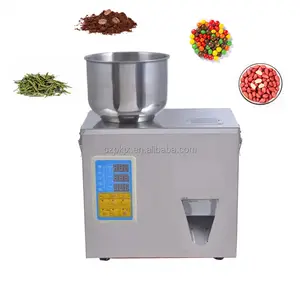 Macchina automatica per pesare e riempire la polvere da 1-100g macchina per l'erogazione quantitativa del desktop del riempitore di chicchi di caffè e zucchero di sale del tè