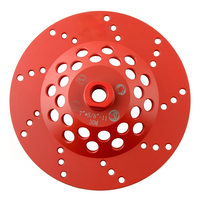 Disque de meulage diamanté en métal PG Heavy Duty de 180 mm (7 pouces) pour le décapage des revêtements de surface du béton, du granit et de la pierre