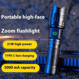 Linterna Portátil Recargable USB de Aleación de Aluminio, Súper Brillante, Impermeable IP65, con Zoom y Enfoque, Más de 1000 Lúmenes - Product Image 5