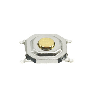 KEJIAN TVCM17 4X4 Tact <span class=keywords><strong>Switch</strong></span> Tactiele Dunne Metalen Materiaal Drukknop SMD Microschakelaars <span class=keywords><strong>12V</strong></span> DC 50mA - Product Image 4