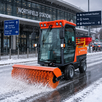 Machine de déneigement et de balayage 4x4 tout-terrain, moteur V-Twin 739cc 25HP, homologuée EPA, à essence, avec direction assistée électrique