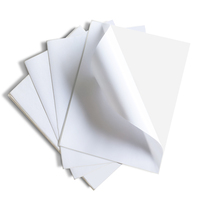 Etiquetas autoadhesivas de película de embalaje tamaño de letra A4 troqueladas pegatinas de código de barras impermeables logística de dirección de envío impermeable