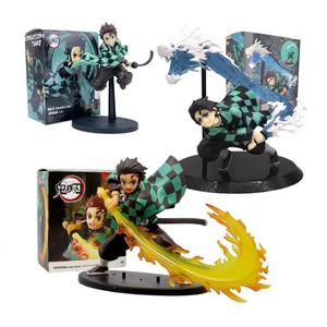 Katana de Demonio <span class=keywords><strong>Kimetsu</strong></span> de 18 cm, Versión de Batalla Figura de Kamado Tanjirou, Estatua de PVC, Figura de Anime, Juguetes para Adultos - Product Image 1