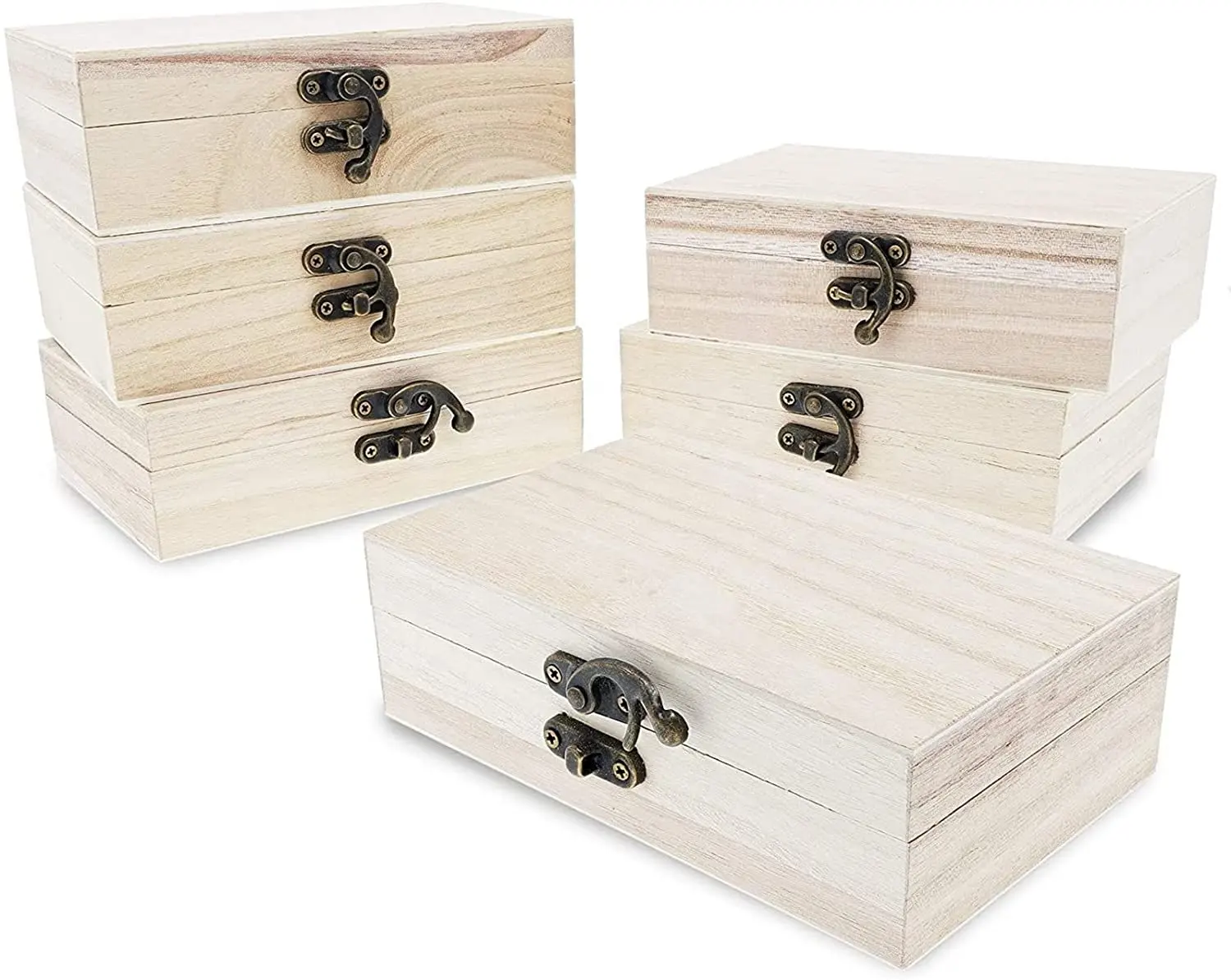 Wooden boxes with hinged lid custom multipurpose packing box for tarot card storage and keepsake crystal storage box