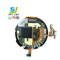 Circuit imprimé de montre connectée personnalisé de haute qualité, carte de circuit imprimé ronde pour montre connectée, fichier Gerber ou carte Colne requise