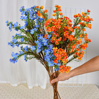 Fleurs artificielles en soie, fleurs de prunier d'hiver, design vintage, moulées par injection, décoration intérieure, accessoires photo pour mariage