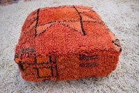 Coussins de sol pliables en laine au design moderne