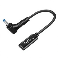 Câble de données USB-C vers DC 4,5x3,0mm mâle-mâle PD 65W, 1,5m, rotatif à 180°, gaine en nylon, pour téléphone portable, scanner, écologique