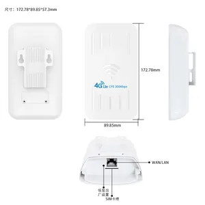 Ngoài trời không dây <span class=keywords><strong>Router</strong></span> OEM <span class=keywords><strong>Router</strong></span> wg1602 Cat 12 hỗ trợ IP67 không thấm nước tr069 Cat 4 18V 1A <span class=keywords><strong>PoE</strong></span> 300Mbps 4G 4G -zbt 4G LTE cat1 - Product Image 3