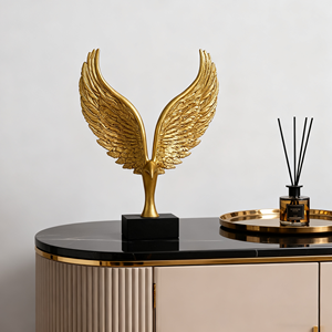 Scultura Moderna di Ali d'Angelo Dapeng di Alta Gamma, Artigianato in Resina Dipinta a Mano per Decorazioni Domestiche e Festive - Product Image 1