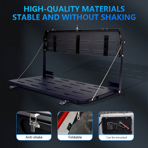 Venta Directa de Fábrica: Mesa Plegable de Doble Capa para Modelos <span class=keywords><strong>Ford</strong></span> <span class=keywords><strong>Bronco</strong></span> 2021-2024, Ideal para Acampar en la Puerta Trasera y Almacenamiento de Carga - Product Image 3