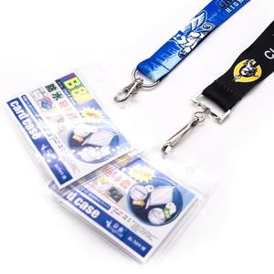 YUDI YDDS-0066カスタマイズ可能なロゴポリエステルストラップ付き透明PVC IDカードホルダー付き正式な会議 - Product Image 3