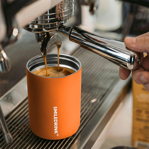 Custom logo Double Wall 304 Stainless Steel <b>Coffee</b> Mug 270ml Vacuum Insulated Travel Tumbler With Removable Lid - Product Image 4