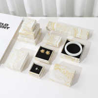 Caixa de Embalagem de Joias Ecológica de Luxo Leve com Design em Relevo para Colares, Pulseiras e Anéis – Ideal para Presente