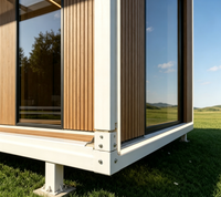 Maison mobile, maison modulaire, bâtiments de jardin, assemblage facile, installation rapide, taille personnalisée pour pod de vie en plein air, maisonnette