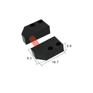 เลนส์โฟกัส F-5ด้าน<span class=keywords><strong>ข้าง</strong></span>เลนส์สะท้อนแบบกระจายและเลนส์ควบแน่นพร้อมสกรูติดตั้งสำหรับเซ็นเซอร์ใยแก้วนำแสง P-25 - Product Image 3
