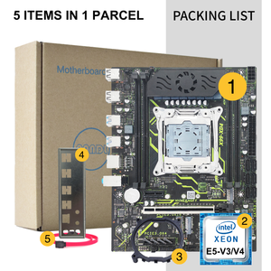NUEVO Kit de Escritorio PANDL X99-XD4 Matx NVMe M2 WiFi6 Sata3.0 DDR4 Ram Intel <span class=keywords><strong>Xeon</strong></span> <span class=keywords><strong>E5</strong></span> 2699 V3 Combo <span class=keywords><strong>2699v3</strong></span> Placa Base X99 Combo - Product Image 6