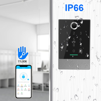 K2 K2F Lector de Tarjetas para Control de Acceso con Teclado Táctil y WiFi para Puertas de Seguridad Exteriores a Prueba de Agua con APP TTlock y TThotel