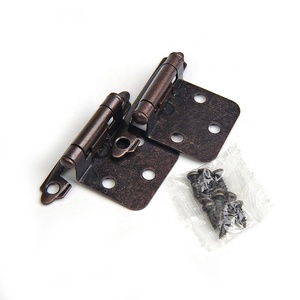 Mini charnières métalliques avec vis, pour boîte à vin, en <span class=keywords><strong>bois</strong></span>, composants de mobilier Miniature, fourniture de bijoux, cadeau - Product Image 2