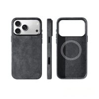 Étui en microfibre Alcantara de qualité supérieure en gros, protection intégrale avec bouton de caméra IA indépendant pour iPhone 18 Pro Max Duo
