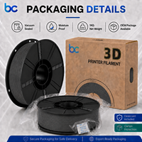 Filament PLA-CF en fibre de carbone 1,75 mm 1 kg pour cadre de drone, support de caméra, haute rigidité, impression 3D, finition mate, léger
