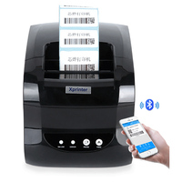 Imprimante d'étiquettes de codes-barres de bureau Xprinter XP-365B 20-80 mm, imprimante thermique de reçus, imprimante d'autocollants