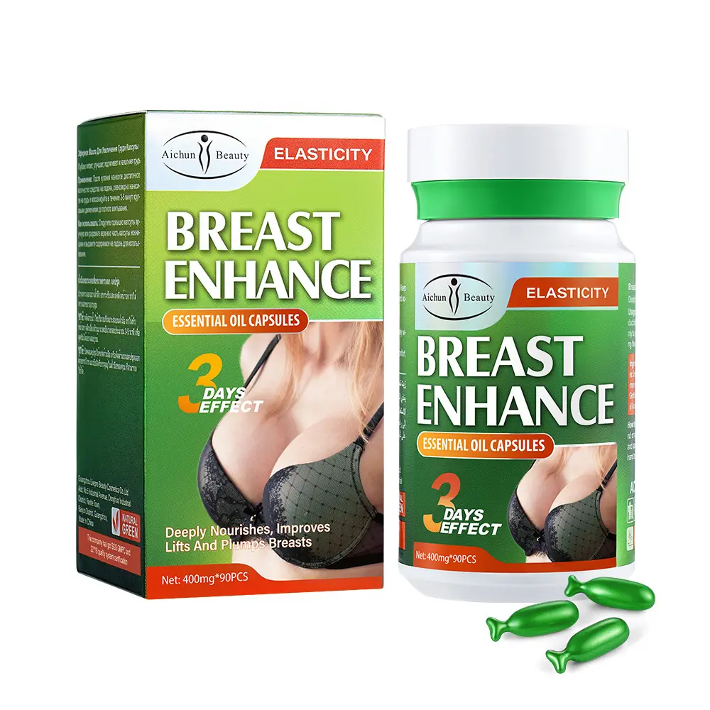 Aichun Beauty Women Breast Tightening Enlargement Essential Oil Capsules