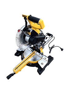 Sierra de mesa deslizante de bisel simple con transmisión por correa de 255 mm y 1800 W <span class=keywords><strong>para</strong></span> carpintería de sobremesa - Product Image 2