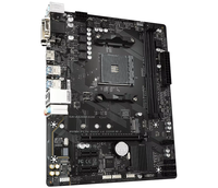 Motherboard MATX A320-S2H asli dengan Slot M.2 NVME mendukung AM D Ryzen 1-5 Gen
