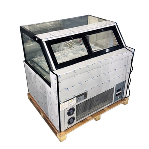 Vitrine réfrigérée portable professionnelle à température unique pour crèmes glacées, conception à refroidissement par air, pour la présentation d'aliments surgelés et la réfrigération professionnelle - Product Image 4