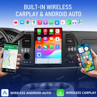 Radio Stereo Mobil Android 13,8 Inci untuk GMC SIERRA Chevrolet Silverado 2007-2012, Pemutar Multimedia Carplay, Navigasi GPS, 4G WIFI