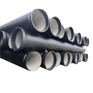 Kiểm tra Áp lực nước bsen598 K8 K9 8 inch 100mm 1600mm ống sắt dễ uốn phụ kiện tròn giá mỗi mét en545 dn800 C40