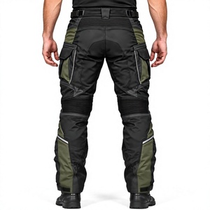 Pantalon de moto pour homme, pantalon textile pour tourisme et aventures, résistant aux abrasions, poches cargo, genoux renforcés, OEM personnalisé - Product Image 3