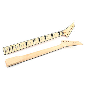 Cuello de <span class=keywords><strong>guitarra</strong></span> eléctrica 24 trastes 25,5 pulgadas diapasón de arce tuerca de bloqueo reemplazo para <span class=keywords><strong>guitarra</strong></span> estilo <span class=keywords><strong>Jackson</strong></span> cabeza izquierda - Product Image 1