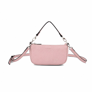 Modern <b>Recycled</b> Leather Slim Baguette Bag Trendy Minimalist Ladies Handbag with Detachable Single Strap <b>Recycle</b> <b>Product</b> - Product Image 1