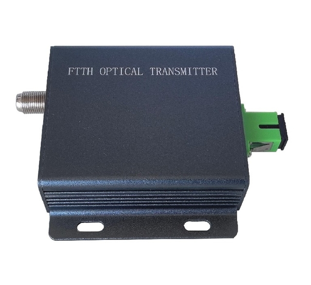 Mini Active Optical Transmitter Receiver FTTH Catv Optical Fiber Equipment with SC Connector 1550nm Wavelength for Network Use