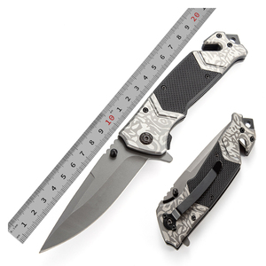 Bochen Titane Revêtement Lame Portable Corde Cutter Fenêtre <span class=keywords><strong>Brise</strong></span> G10 Poignée Sauvetage En Plein Air Camping Couteau Survie Chasse - Product Image 2