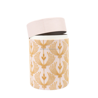 Boîte d'emballage cylindrique pour thé et café en papier kraft personnalisé, biodégradable, respectueux de l'environnement, de qualité alimentaire