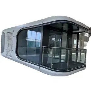 室外可扩展预制胶囊集装箱房现代模块化太空舱房