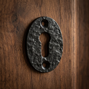 Plaque de cache-serrure en fonte de qualité supérieure, durable et décorative, pour poignées de porte, trous de serrure et intérieur – En vente - Product Image 2