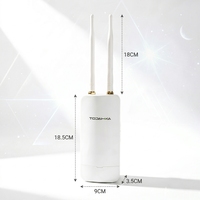 Point d'accès extérieur sans fil 1200 Mbps double bande 2,4 GHz et 5,8 GHz avec fonction de gestion cloud