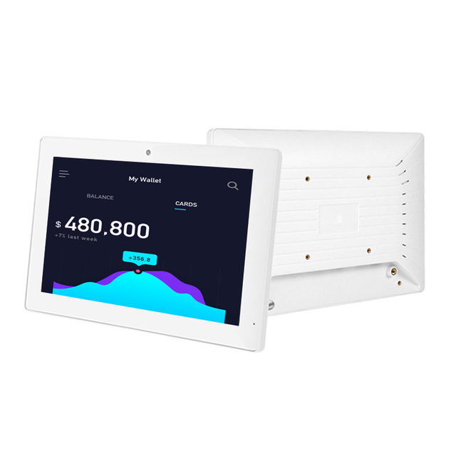 Factory Supply 10-Inch Industrial Android Tablet Wall Mount POE Powered Touch Screen with Camera Wifi 3G 2GB RAM 32GB Storage