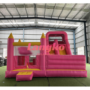 Château Gonflable Commercial <span class=keywords><strong>avec</strong></span> Toboggan et <span class=keywords><strong>Piscine</strong></span> - Product Image 1