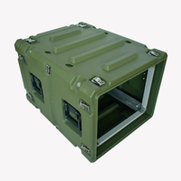 Flight case étanche et antichoc avec roues, 19 pouces, pour montage en rack, disponible en tailles 2U, 3U, 4U, 5U, 6U, 8U, 10U, 12U, 14U, 16U, 20U, 23U