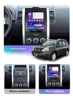MEKEDE-Pantalla táctil para coche, sistema Android de 9,7 pulgadas, navegación GPS, 8 núcleos, WiFi, para Nissan X-Trail 2007-2015