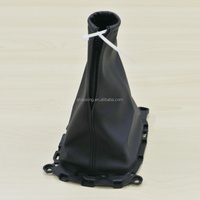 Nouvelle conception de housse de levier de vitesses de voiture, housse de levier de vitesses en cuir noir, protection contre la poussière, compatible avec Baojun 310