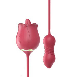 Nuevo Vibrador de Huevo Rosa con Lengua de Silicona Recargable por USB, Resistente al Agua, para Estimulación del Clítoris - Product Image 4