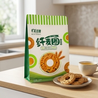Sachet scellé à huit côtés pour snacks BBQ, pour une saveur intense
