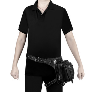 New <b>Punk</b> <b>Belt</b> Bag Outdoor Spliced Biker Riding Tool <b>Belt</b> Bag Tactical Leg Bag for Women and Men - Product Image 3