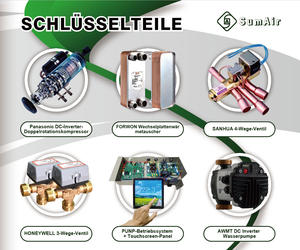 Pompe à chaleur thermique multifonctionnelle à haute efficacité A+++ intelligente tout-en-un air-eau monobloc à onduleur CC pour le chauffage <span class=keywords><strong>de</strong></span> l'eau - Product Image 4